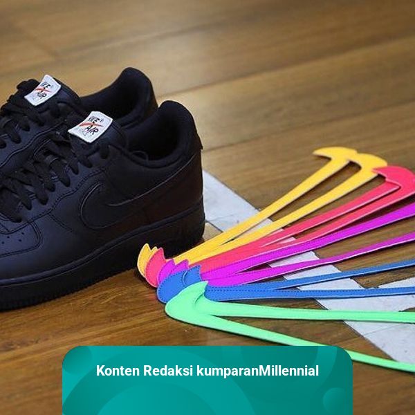 Nike air force outlet con swoosh intercambiabile